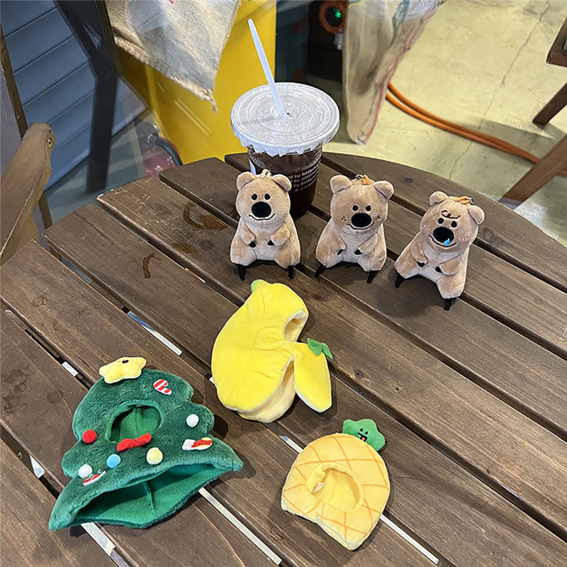 Natal pingente boneca urso cocar manto boneca diy brinquedo criativo roupas para cultivar habilidade prática crianças surpresa