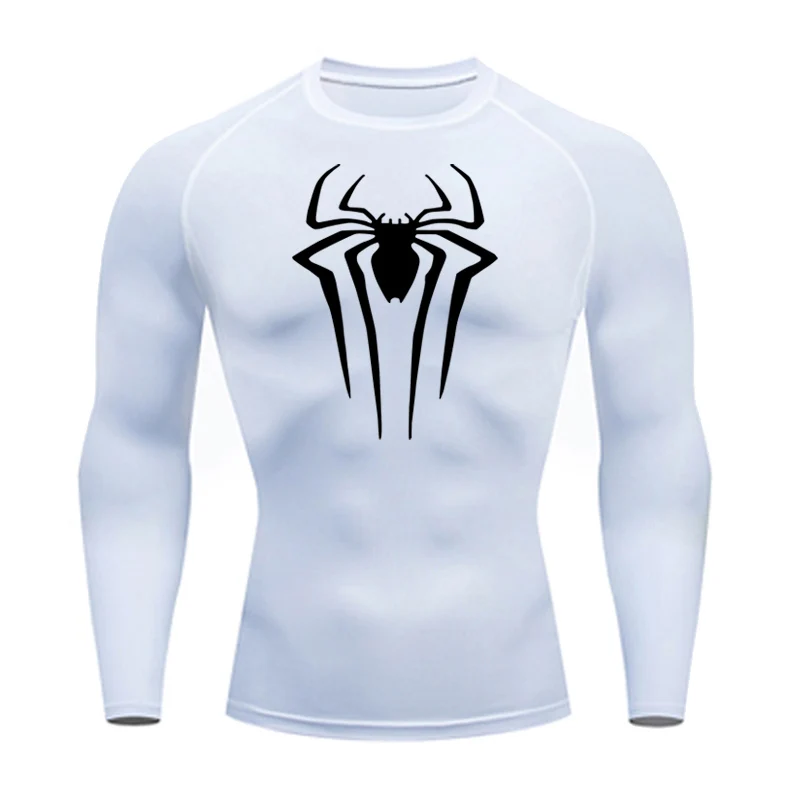 日焼け止めスポーツセカンドスキンランニング Tシャツメンズフィットネス Rashgarda MMA 長袖圧縮シャツトレーニング服