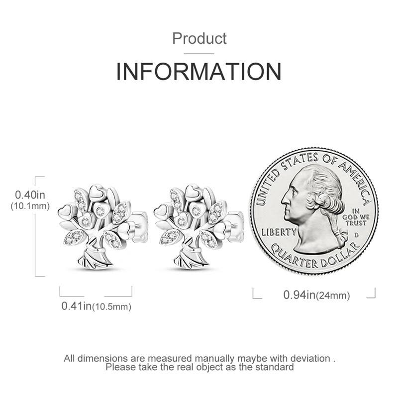 เครื่องประดับ 925 เงินหู Tree of Life Design Dangle ต่างหู Lucky Wishes Bohemian Elegant สไตล์อินเทรนด์หญิงของขวัญ 2024