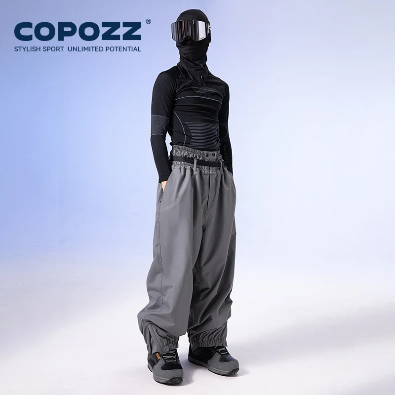 COPOZZ ブランド冬 3L 男性スキーパンツアウトドアスポーツ透過性防風防水女性スノーパンツ暖かいスキースノーボードズボン