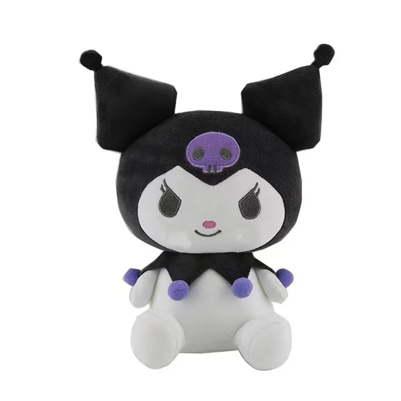Sanrio Strawberry Kuromi Pillow Plush Toy Girls Soft Stuffed Animal Toys Strawberry Melody Doll Gift