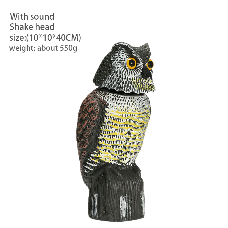 Realistic Bird Repeller Owl Prowler Decoy Protection Repellent Pest Control Scarecrow Garden Decoy Scarecrow Scares Birds