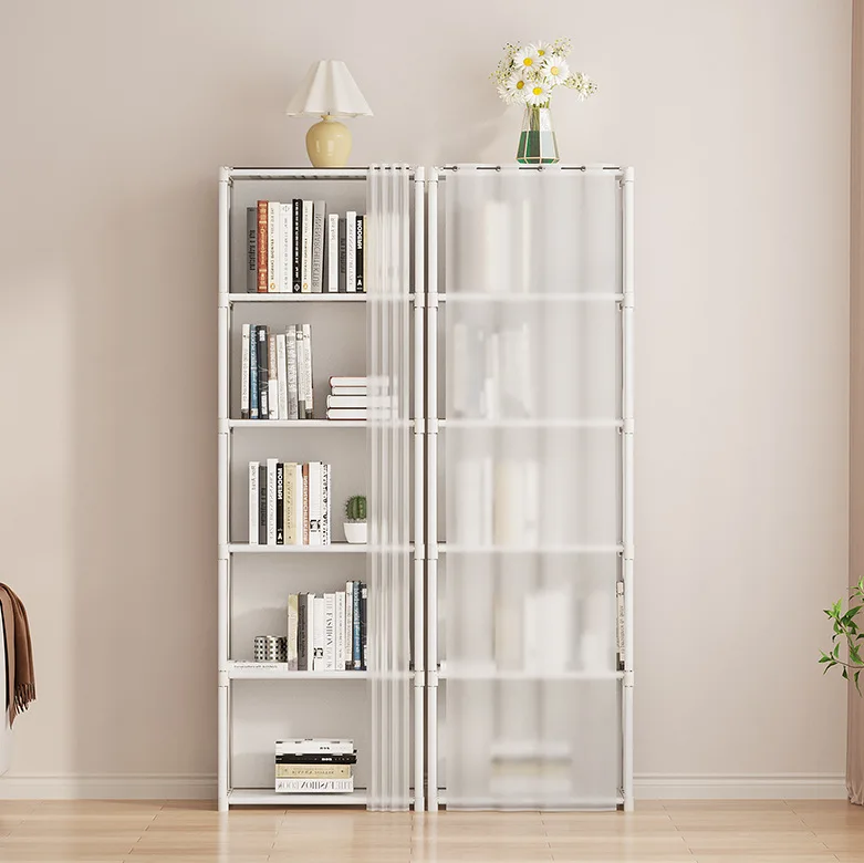Scaffale per libri Armadietto per scaffali Scaffali da pavimento economici Dormitorio per studenti Scaffale fai da te Combinazione Camera da letto Libreria per riporre la camera Semplice