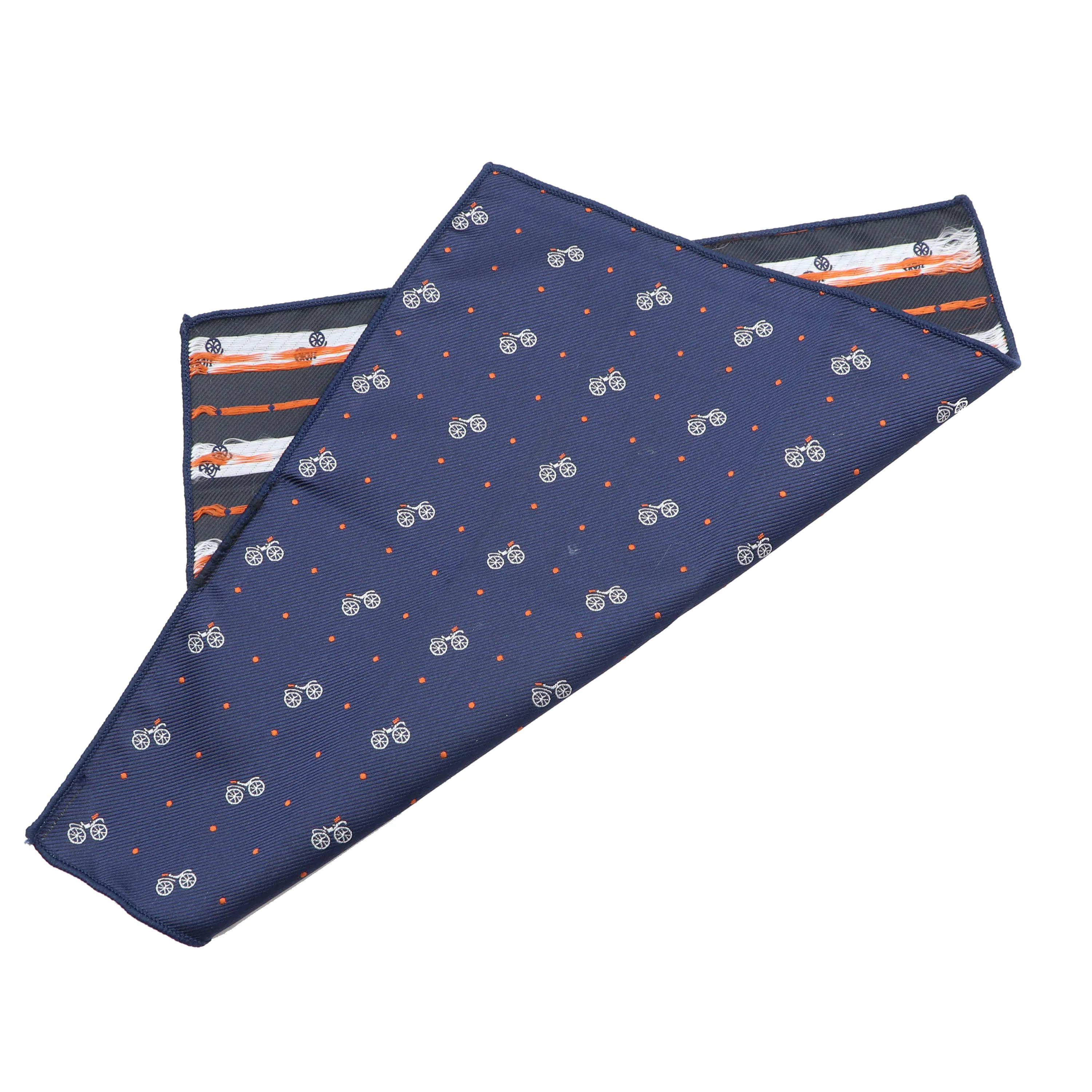 Thời Trang Túi Vuông Nam Bule Đỏ Khăn Tay Polyester In Hankie Nữ Nam Đảng Tặng Tuxedo Thắt Nơ Phụ Kiện