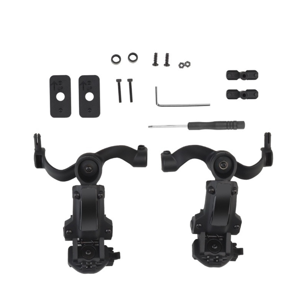 ARC Track หมวกกันน็อคยุทธวิธีป้องกัน Earcup Adapter, หลายมุมหมุน OPS Core ARC และ Wendy M-LOK ทีม Track Adapter