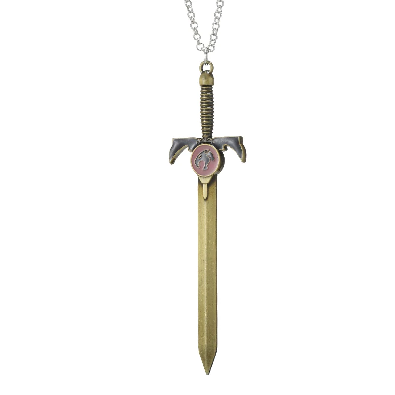 Vendita calda Anime Thundercat Spada Portachiavi Uomo Arma Modello Portachiavi Portachiavi Accessori per auto Regali souvenir