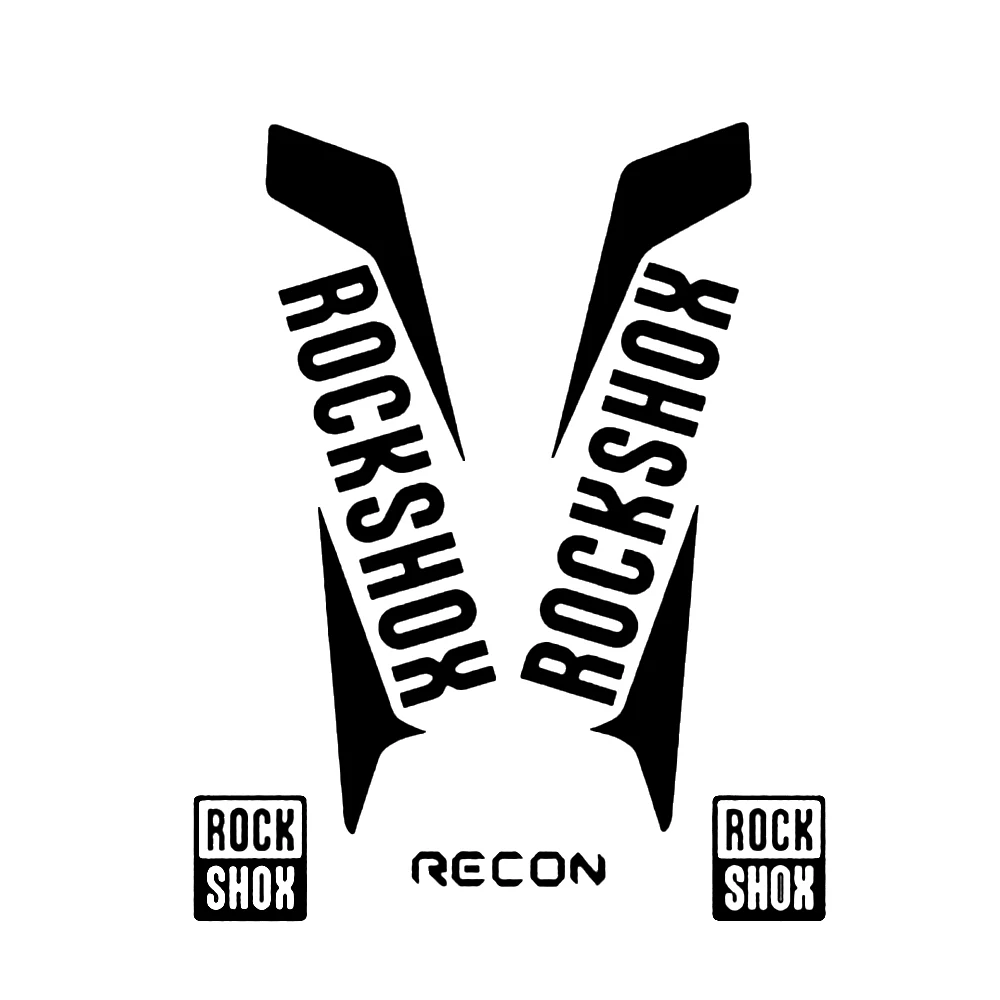 Cho RockShox RECON Phong Cách Đề Can Dán Xe Đạp Lực Mặt Trước Dán Xe Đạp MTB Lực Mặt Trước Đề Can PIKE Dán 18Cm * 8Cm