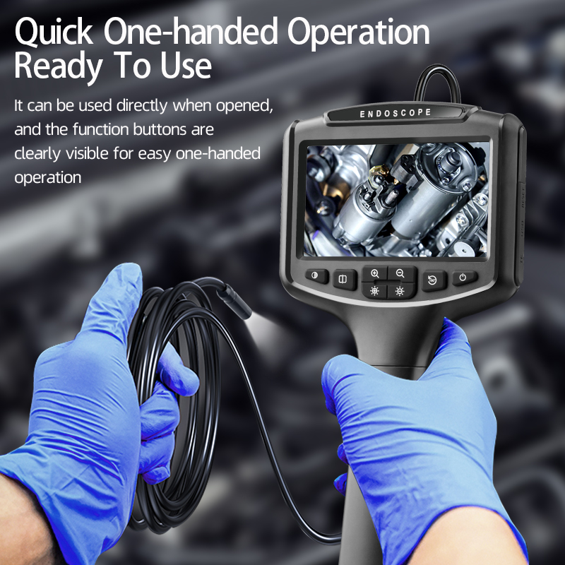 Single Dual Lens Car Tube Drain Pipe Endoscope Automotive Borescope Endoscopic Inspection Endoscopy Cameras For Cars Tools 1080p