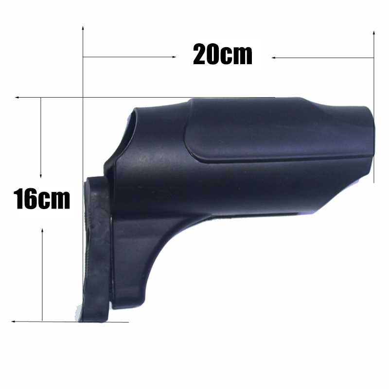 กระบอกพลาสติกป้องกันผ้าคลุมถังน้ำสีดำสำหรับ0.20L/0.35L/0.45L/0.5L แรงดันสูงขวด