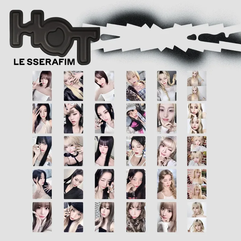 LESSAREFIM New Album Hot Lomo Card Photocards Double Sided Printd Postcards Fans Collection