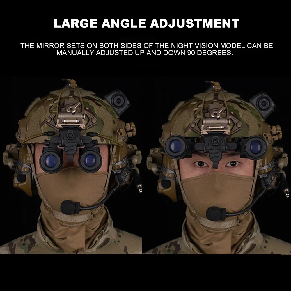 Capacete tático NVG AN-PVS31 modelo manequim óculos de visão noturna adereços para caça cosplay
