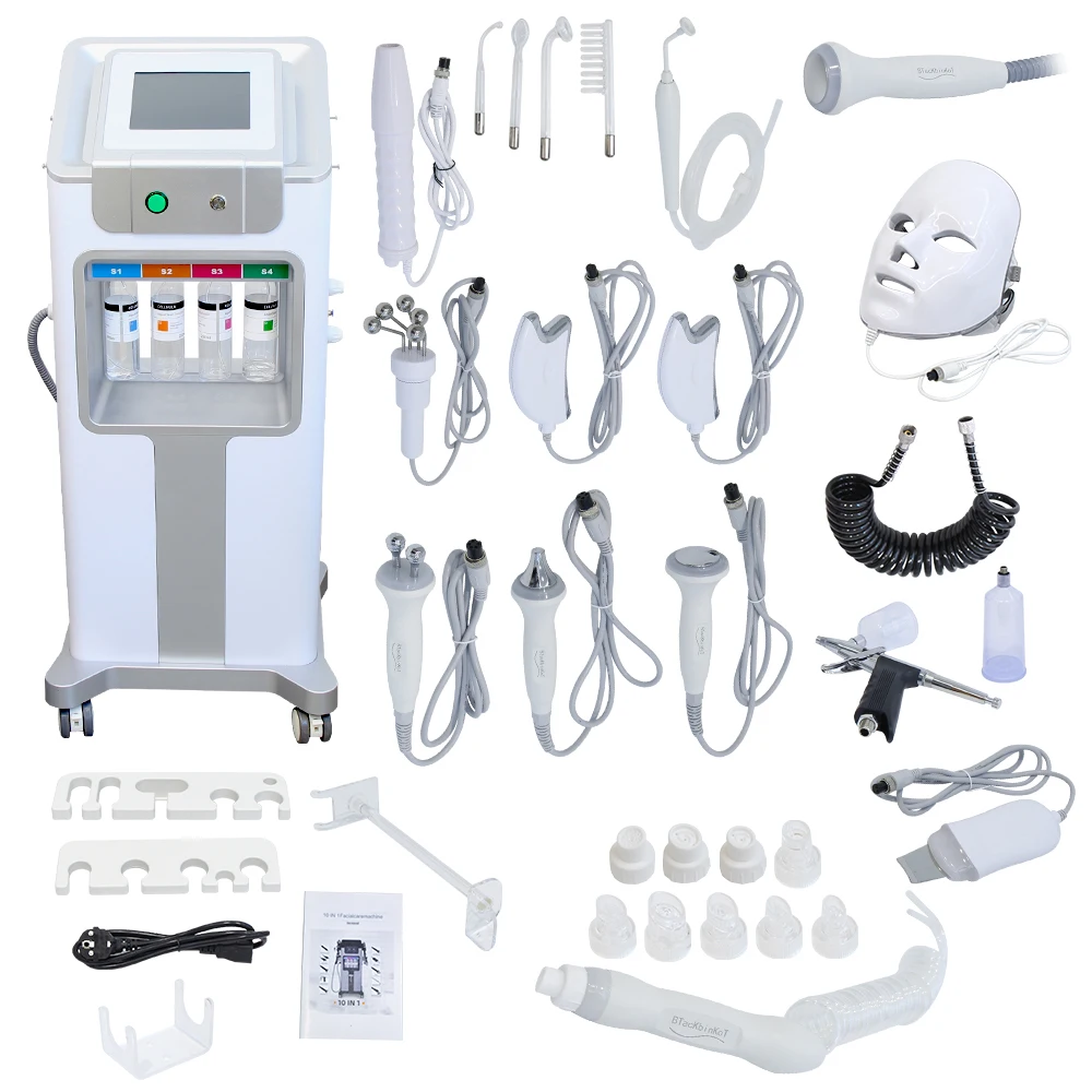 12 w 1 H2O2 Small Bubble Machine Water Oxygen Hydro Skin Scurbber Face Lifting Jet Auqa Peel Machine Skin Rejuvenation For Spa