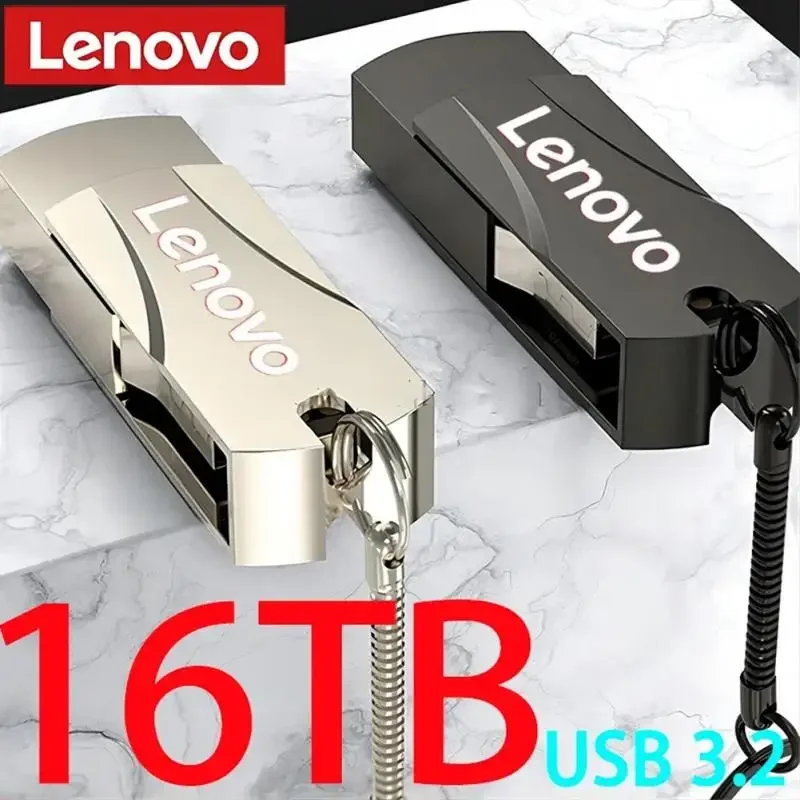 Lenovo USB 3.0 16 ТБ Cle USB-накопитель High Speed ​ ​ 8T Pen Drive Водонепроницаемый Pen Drive USB-накопитель Компьютерные аксессуары для Ps4/p