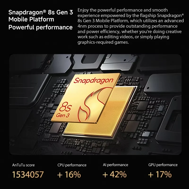 Globale Version Xiaomi Pad 7 Pro Xiaomi HyperAlC 144 Hz Snapdragon 8s Gen 3 Mobile Plattform 8850 mAh Dolby Atmos