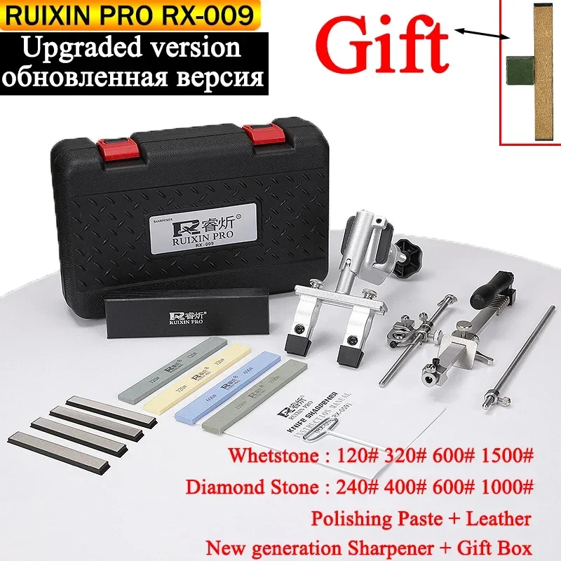 2023 Mới Nâng Cấp Phiên Bản Ruixin Pro RX009 Hợp Kim Nhôm Dao Hệ Thống Lật 360 Độ Không Đổi Góc Dụng Cụ Mài Dao