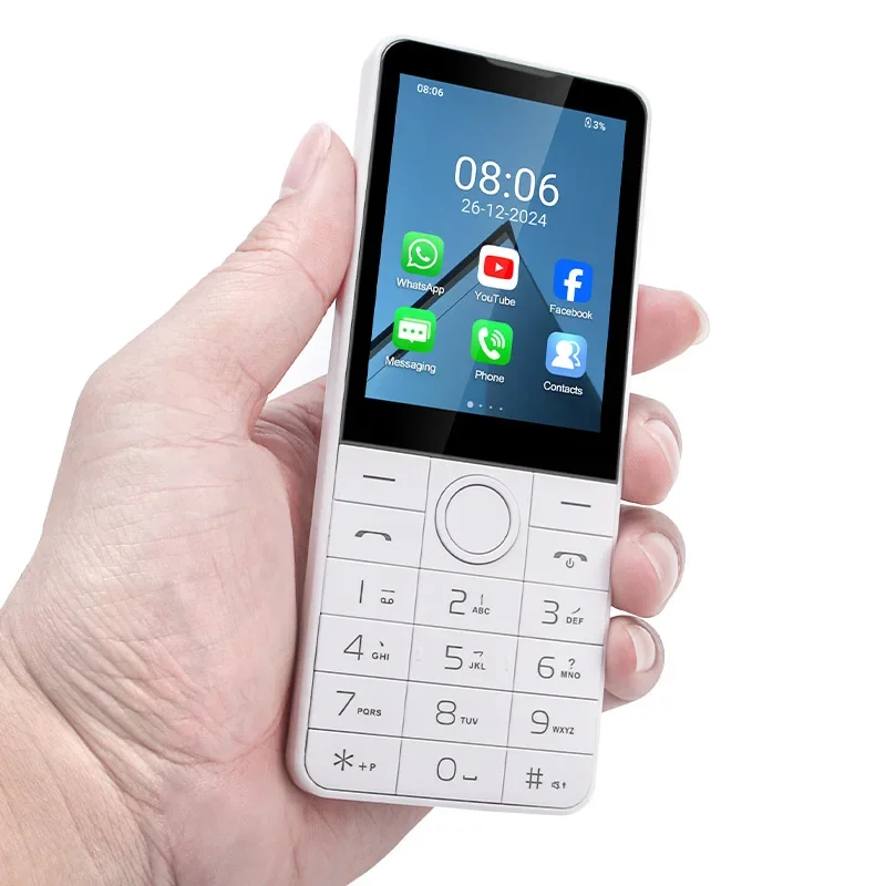 NEW DOOV R77 4G Touch Keyboard Google Phone Android 13 2.8" Screen 3GB+32GB 2100mAh Volte Call Whatsapp Cell Hebrew Arabic Phone