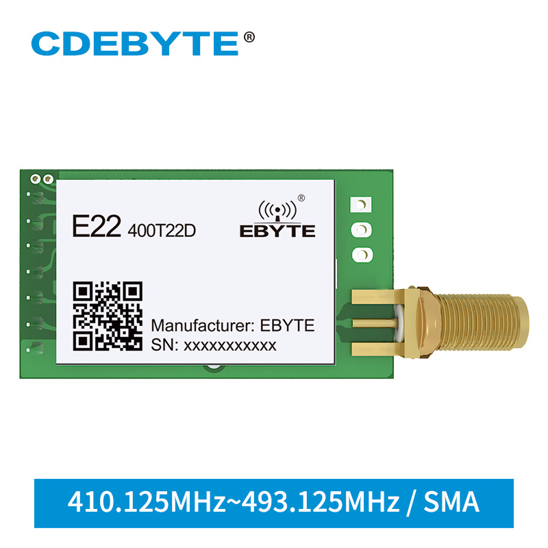 Lora 433mhz 22dbm drahtloses modul ttl uart level E22-400T22D cdebyte 5km lange reichweite drahtloser sender empfänger