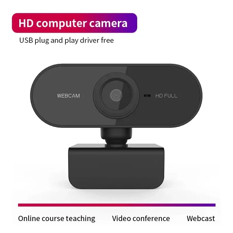 Kamera 1080P HD Komputerowa Kamera HD USB Wbudowany Mikrofon Kamera Sieciowa USB Kamera Internetowa Do Pracy Z Mikrofonem Statyw