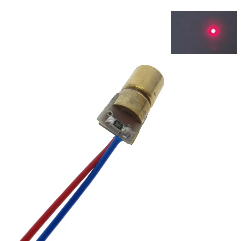 10/20pcs Adjustable Mini Laser Pointer Diode RED Dot Laser Diod Circuit 3V/5V 5mW 650nm Module Pointer Sight Copper Head