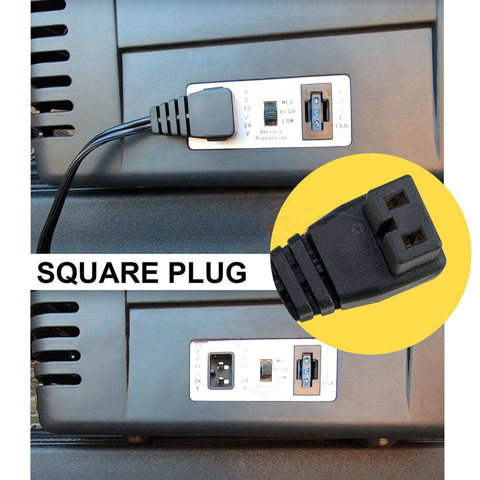 Alpicool 車冷蔵庫プラグ 110V-220V 家庭用電源 DC 12V/24V アダプタ EU 米国英国冷蔵庫プラグ車の冷蔵庫 Accessorie