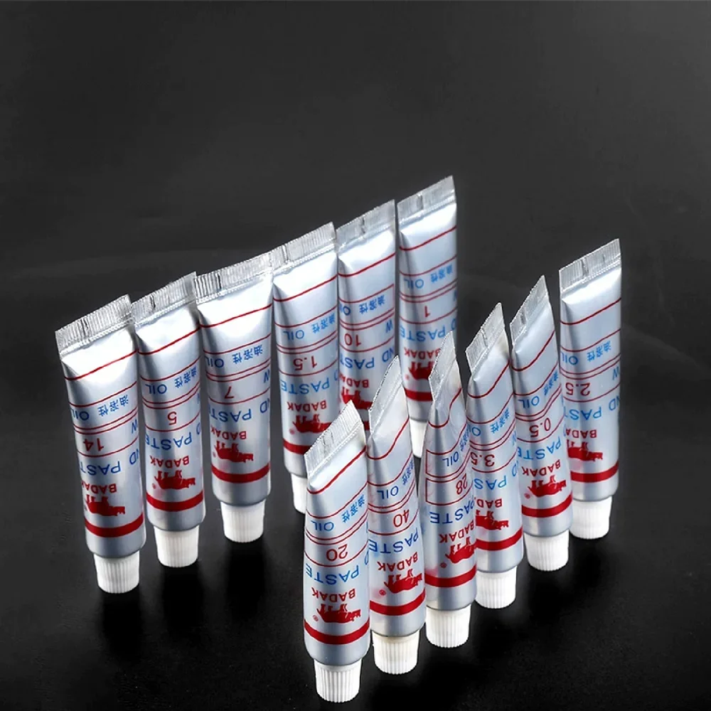 2 Pcs Diamond Abrasive Paste W0.5 ~40 Grit 320~10000# Diamond Polishing Lapping Glass Metal Grinding Polishing Scratch Repair