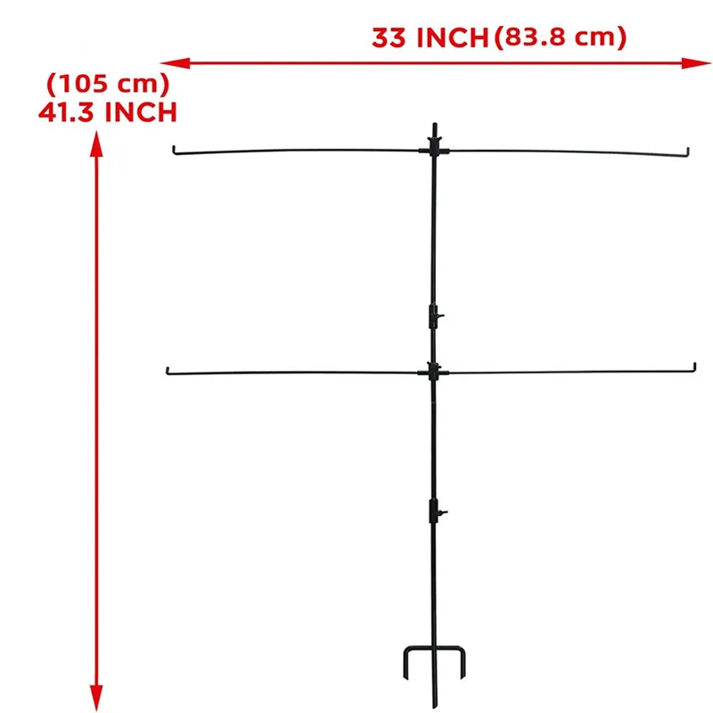 Adjustable Shooting Target Stand for Outdoor Paper Shooting Target Stand Range BB Gun Airsoft Airgun Paintball Hunting Shooting