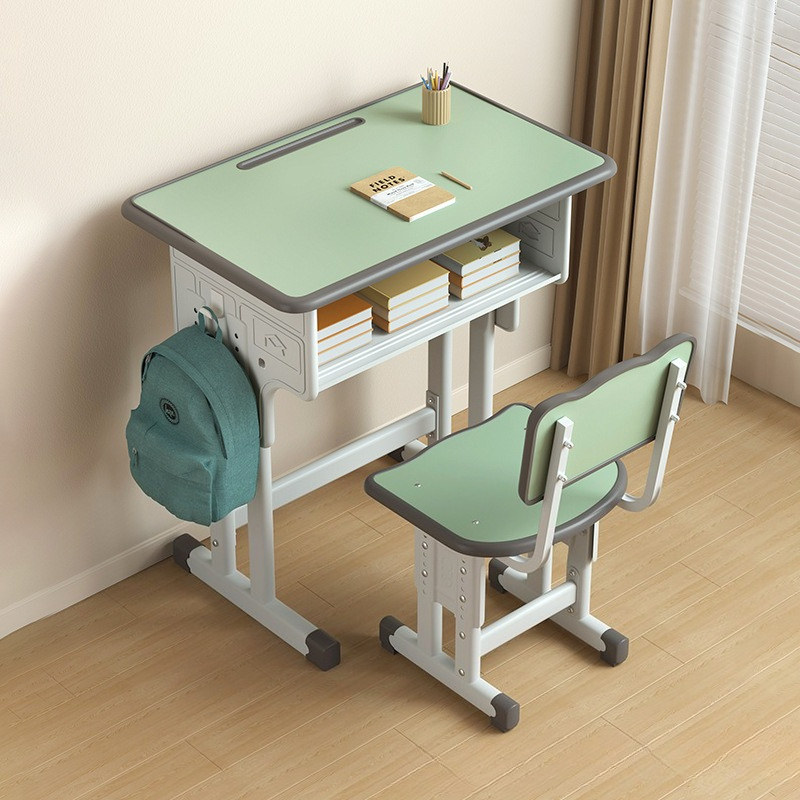 Children's Study Table School Primary School Student Table Writing Household Children's Homework Desk Set