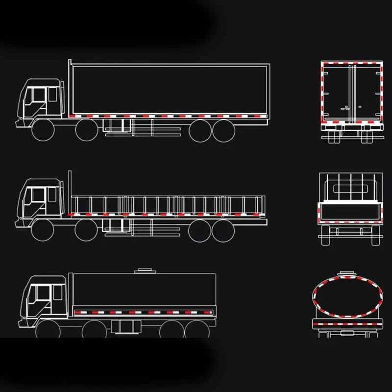Adesivi per targa di avvertimento riflettente notturno per auto, camion, moto, piastra di avvertimento di sicurezza, riflettore, decalcomanie, accessori per auto
