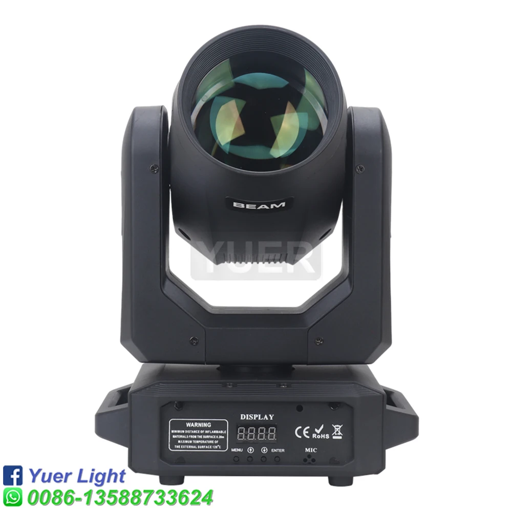 2 ชิ้น/ล็อตใหม่ LED Moving Head Light 200W Beam + จุด + 18 หมุนปริซึม + Rainbow Effect Dj Dmx Stage Light Effect Light Disco Dj Bar