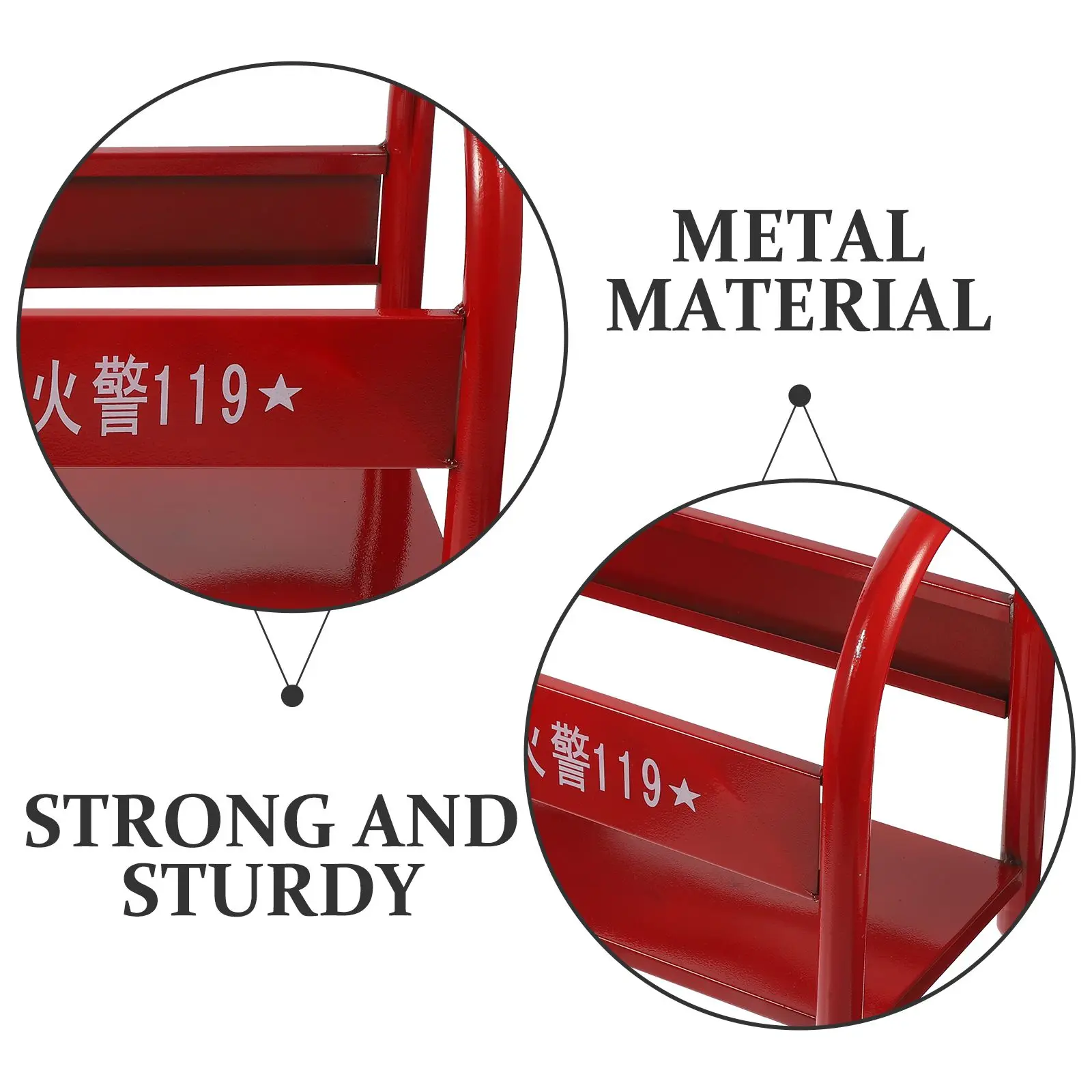  Fire Extinguisher Bracket Storage Mount Stand Flame Extingusherstand Iron Holders Office
