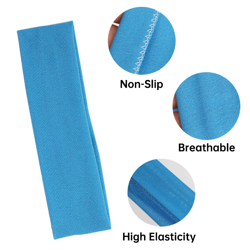 Bandas elásticas para el cabello para hombre y mujer, diadema para Yoga, Simple, ajustable, para correr, absorber el sudor, bandas elásticas para el cabello, accesorios para el cabello