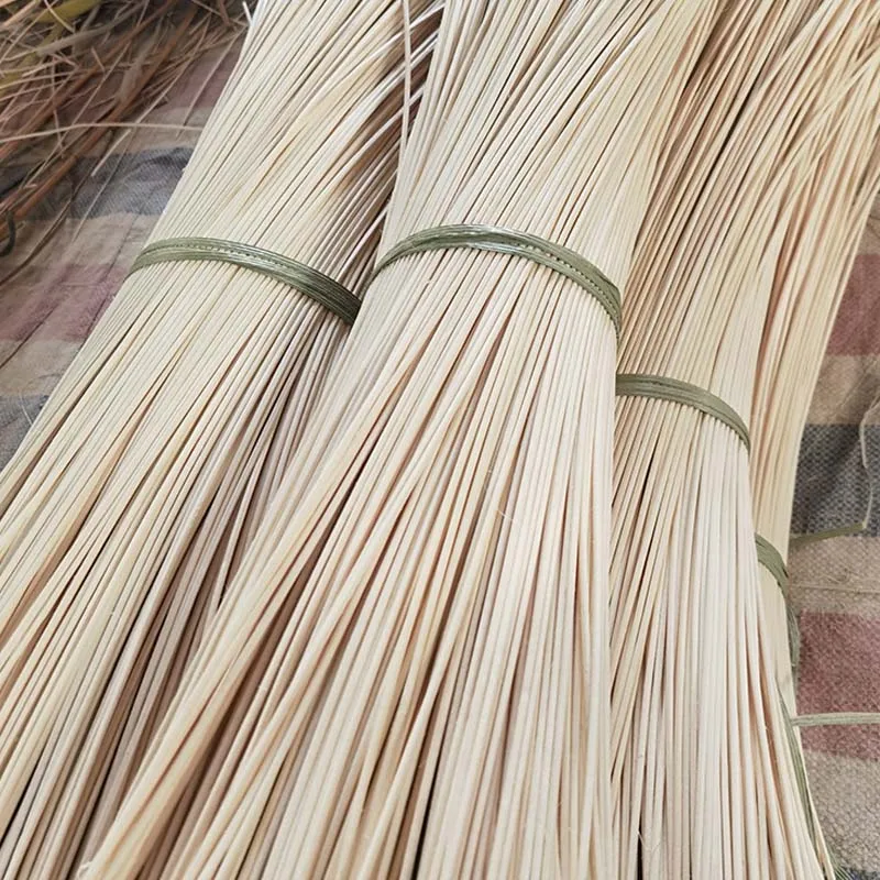 10-100M ธรรมชาติ Cane Stick หวายอินโดนีเซีย Core ทอผ้าวัสดุสําหรับตกแต่งบ้าน 1.2 มม.2 มม.3 มม.4 มม.5 มม.6 มม.