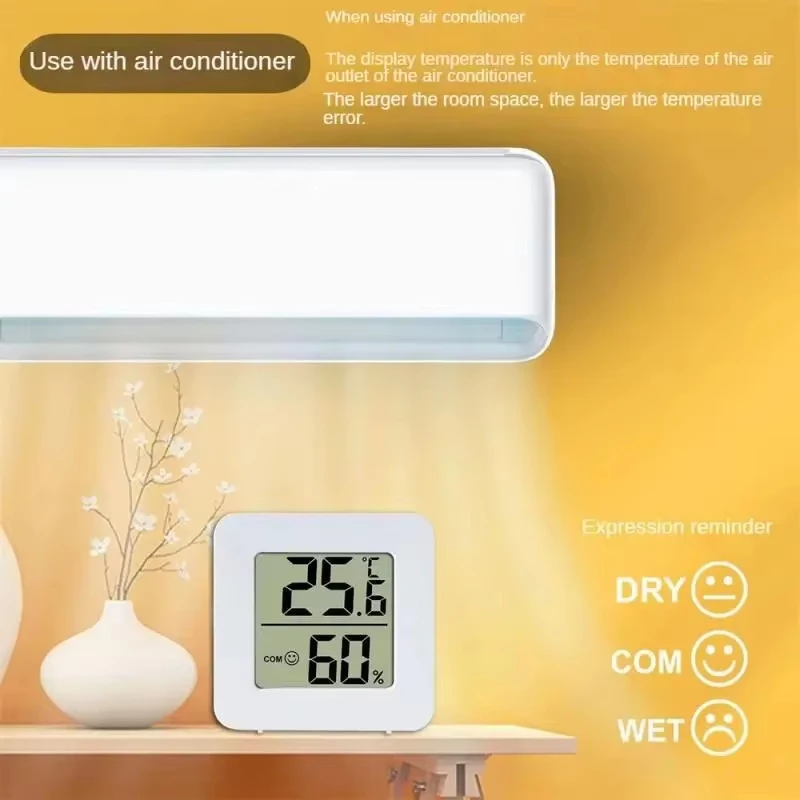 Thermometer LCD Digital Temperature Room HygrometerMini Indoor Gauge Sensor Humidity Meter Indoor Thermometer Temperature