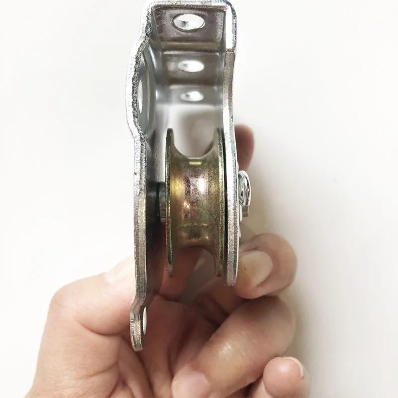 2 Chiếc Cố Định Hướng Đơn Bánh Xe Xoay Nâng Dây Ròng Rọc Khối Thể Thao Ngoài Trời Hoisting Ròng Rọc Dây Ròng Rọc