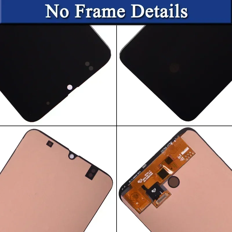 Super Amoled For Samsung A50 A505 A505F A505FN A505GN A505FM LCD Display with Touch Screen Digitizer Assembly