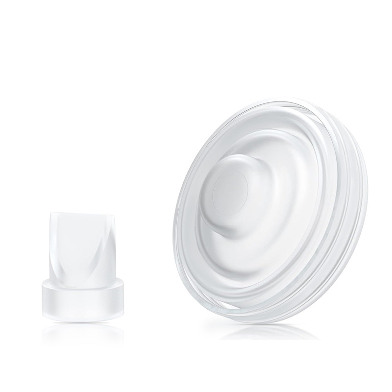 Válvulas de bico de pato e diafragma de silicone compatíveis com bomba de mama vestível Momcozy M5, para acessórios Momcozy M5