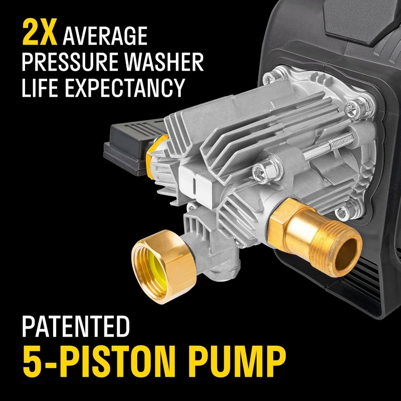 2.0 Electric Pressure Washer - 2.0 GPM Flow and 1800 PSI Peak Pressure, Pressure washers for Power Wash, Power Washers
