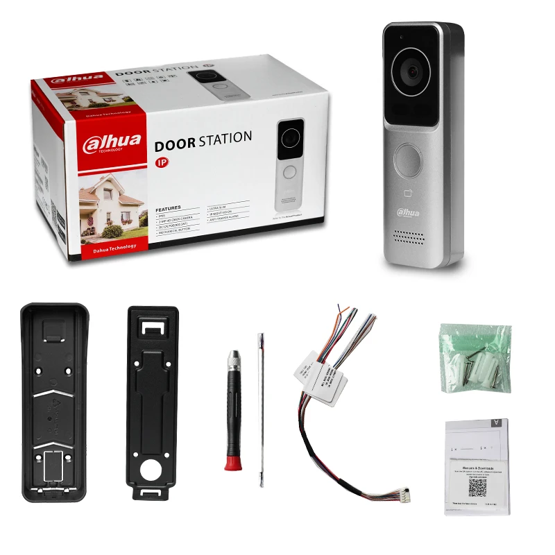 Dahua VTO2311R-WP HD 1080P Wi-Fi Вилла Дверная станция Системы контроля доступа H.265 Двусторонняя аудио Беспроводной видеодомофон VTM22A