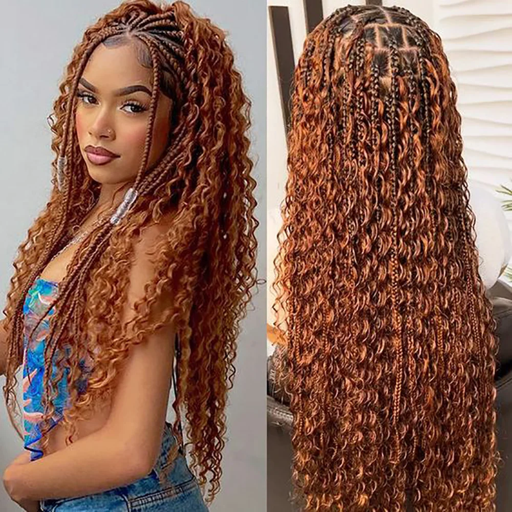BULK Braiding Hair ผมมนุษย์ Deep WAVE สีที่ยังไม่ได้ไม่มี Weft Boho Braids ผมมนุษย์ BULK Extensions บราซิล Remy ผม