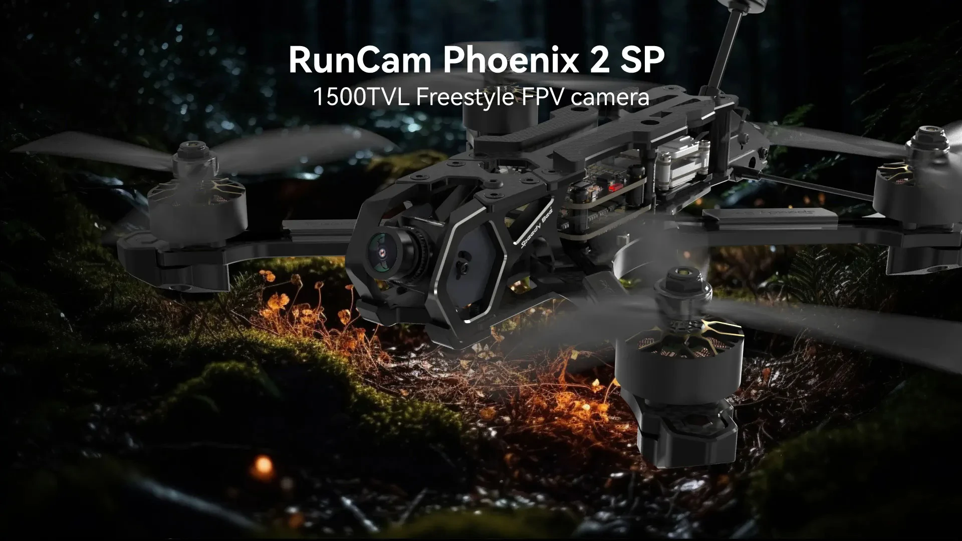 RunCam Phoenix 2 SPV3 กล้อง DC 5-36V หน้าจออัตราส่วน 4:3/16:9 7.5g 19*19*21 มม.Night View สําหรับ RC FPV Racing Drones quadcopter
