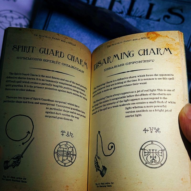 Vintage Scrapbooking Charmed Book Herbalism หนังสือเรียนโหราศาสตร์สมุดบันทึกสะกดบันทึก Story Spellbook เด็กของขวัญ