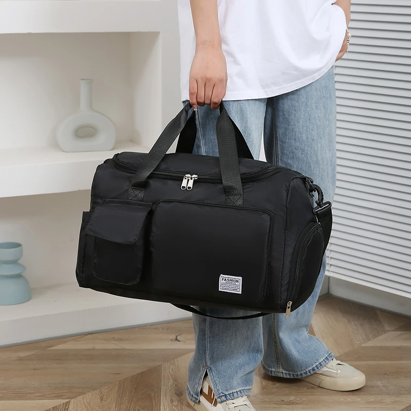 Torba podróżna UNIXINU Carry On o dużej pojemności, torba weekendowa, torba podróżna na noc, torba sportowa z przegrodą na buty, torba fitness dla kobiet