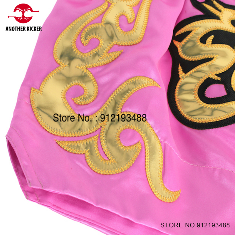 Pantalones cortos Muay Thai 2024, nuevos pantalones cortos de boxeo para mujeres, hombres y niños, pantalones de entrenamiento de Kickboxing bordados, equipo de lucha de artes marciales Sanda