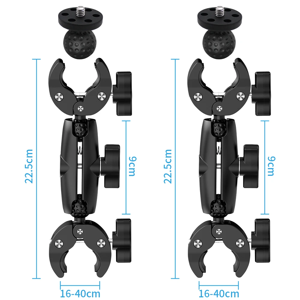 Palo de Selfie para montaje en bicicleta de motocicleta Insta360 x2 x3 x4 x5, Kit de accesorios para manillar monopié de motocicleta Insta 360 x2 x3 x4 x5