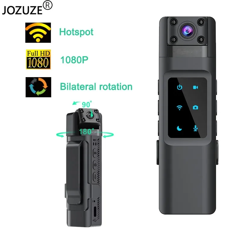 Miniature Camcorder NEW WIth Wifi Hotspot Mini Camera 1080P Portable Digital Video Recorder Body Camera Night Vision DVR