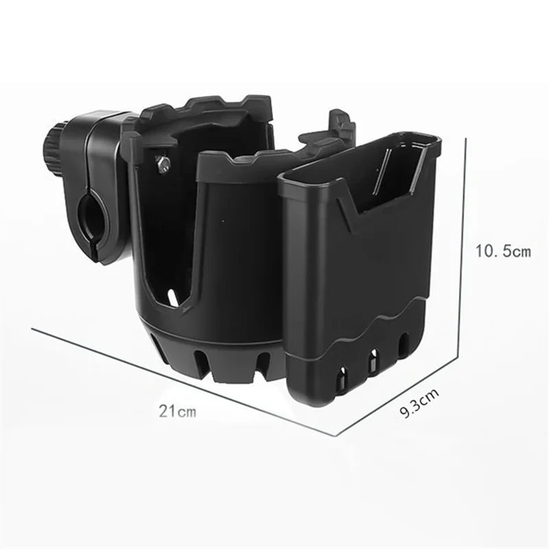 1ชิ้นอุปกรณ์เสริมสำหรับรถเข็นเด็กที่ใส่ถ้วยโทรศัพท์มือถือที่จับอเนกประสงค์ที่ยึดรถเข็นจักรยานที่วางแก้วน้ำ