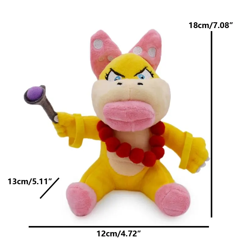 Peluche douce à l'effigie des personnages de Wendy, Lemmy, Roy, Imosquito, Morton, Ludultraviolet, 7 styles différents, jouet idéal comme cadeau, dessin animé ou à collectionner
