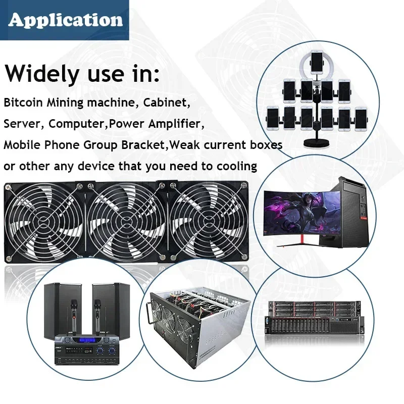 120 มม.3 V-12 V USB Powered PC Router พัดลมตัวควบคุมความเร็วการไหลของอากาศสูงพัดลมระบายความร้อนสําหรับโมเด็ม Router Receiver