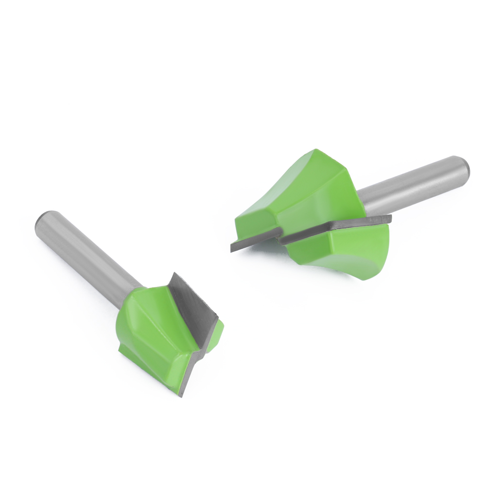 LAVIE 1/4 Vỏ Vệ Sinh Dưới Hơi Thẳng Router Bit Bộ Vệ Sinh Dao Phay Gỗ Công Suất Máy