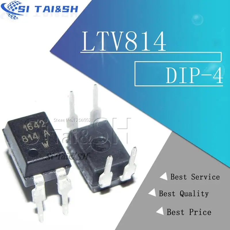 10 個 LTV-814 LTV814 LTV-814A 互換フォトカプラ PC814 オリジナル認証データシステム